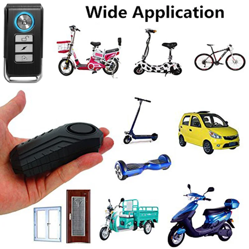 113dB Wireless Anti-Theft Vibration Motorcycle Bicycle Waterproof Security Bike Alarm with Remote SL@88
113dB Wireless Anti-Theft Vibration Motorcycle Bicycle Waterproof Security Bike Alarm with Remote SL@88
