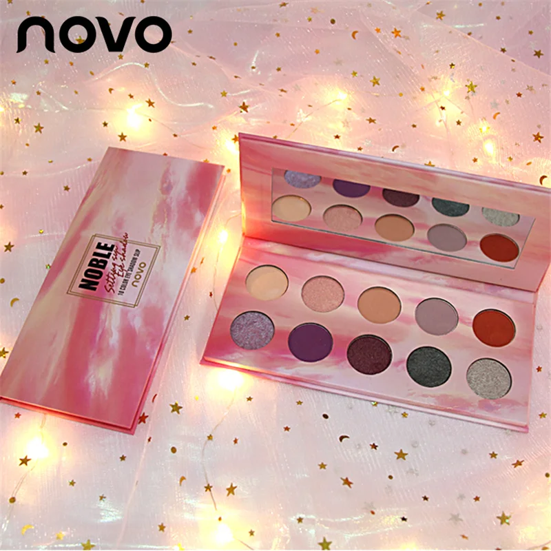 Novo 10 Color Glitter Matte Eye Shadow Creamy Nude Eyeshadow Palette Satin Eye Pigment Radiant Soft Powder Beauty Cosmetics Set
Novo 10 Color Glitter Matte Eye Shadow Creamy Nude Eyeshadow Palette Satin Eye Pigment Radiant Soft Powder Beauty Cosmetics Set