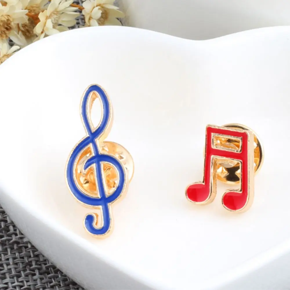 2 Pcs/set Creative Cartoon Musical Note Enamel Brooches Pins Fashion Metal Badges Clothes Decoration Music Brooch
2 Pcs/set Creative Cartoon Musical Note Enamel Brooches Pins Fashion Metal Badges Clothes Decoration Music Brooch