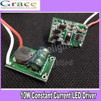 50pcs 10W Constant Current LED Driver DC9-24V to DC8-11V 850mA for 10W High Power LED
50pcs 10W Constant Current LED Driver DC9-24V to DC8-11V 850mA for 10W High Power LED