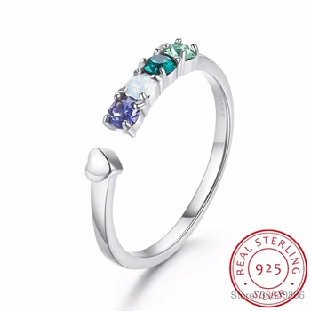 2018 LEKANI Colorful Beads Crystals Open Rings Resizable Gold Color Real S925 Silver Jewelry For Women Wedding
2018 LEKANI Colorful Beads Crystals Open Rings Resizable Gold Color Real S925 Silver Jewelry For Women Wedding