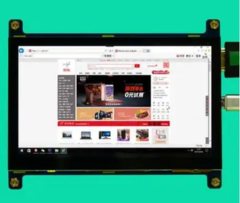 

RPi 5.0 inch 16.7M TFT LCD HDMI Capacitive Touch Screen with Adapter Board for Win7/Win8/Win10 USB CTP Interface 800*480