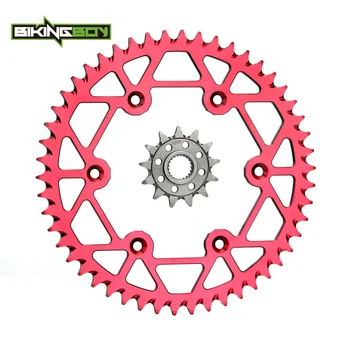 BIKINGBOY Front 13T Rear 48T-52T Sprocket for Honda CRF 250 X 04 05 06 07 08 09 10 11 12 13 14 15 16 17 CRF250R 2004-2017 Alloy
BIKINGBOY Front 13T Rear 48T-52T Sprocket for Honda CRF 250 X 04 05 06 07 08 09 10 11 12 13 14 15 16 17 CRF250R 2004-2017 Alloy