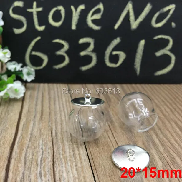 Free ship!! 50sets/lot silver color 20*15mm clear glass globe & 16mm base set glass globes set glass vial pendant glass cover
Free ship!! 50sets/lot silver color 20*15mm clear glass globe & 16mm base set glass globes set glass vial pendant glass cover