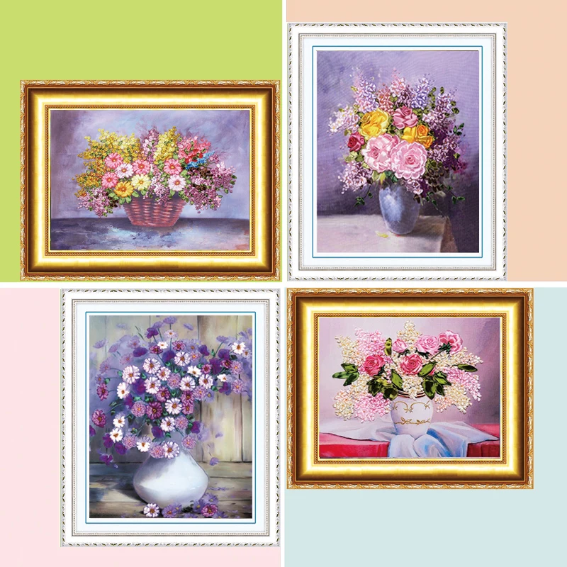 DIY Embroidery Kit, Ribbon Embroidery, Ribbon Art, Sewing Needlework, Cross Stitch, Canvas Painting, FLowers, Living Room Decor
DIY Embroidery Kit, Ribbon Embroidery, Ribbon Art, Sewing Needlework, Cross Stitch, Canvas Painting, FLowers, Living Room Decor