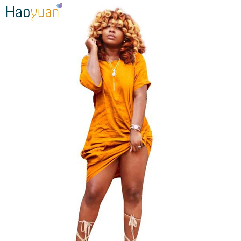 HAOYUAN Sexy One Shoulder Dress Summer Casual Irregular Women Clothes Yellow Green Mini Vestido Elegant Loose Party Club Dresses
HAOYUAN Sexy One Shoulder Dress Summer Casual Irregular Women Clothes Yellow Green Mini Vestido Elegant Loose Party Club Dresses