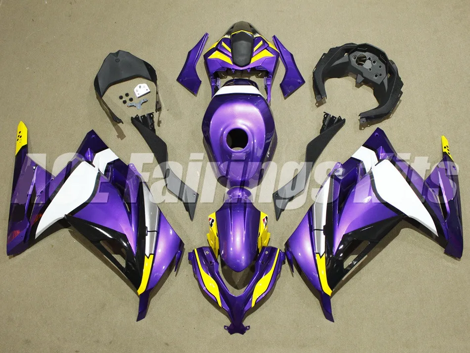 New Motorcycle Injection Abs Fairing Kit+Tank cover Fit for kawasaki EX300 2013 2014 2015 Ninja300 13 14 15 EX 300 yellow purple
New Motorcycle Injection Abs Fairing Kit+Tank cover Fit for kawasaki EX300 2013 2014 2015 Ninja300 13 14 15 EX 300 yellow purple