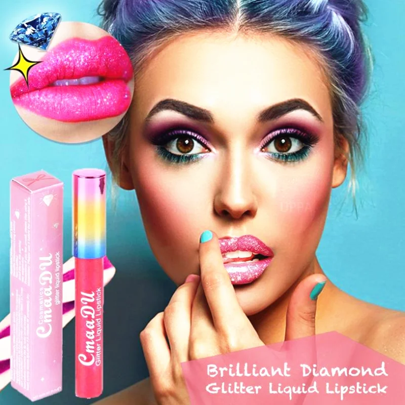 Cmaadu Brilliant Diamond Glitter Liquid Lipstick 6 Colors Waterproof Long Lasting Diamond Flash Shimmer Liquid Lipstick
Cmaadu Brilliant Diamond Glitter Liquid Lipstick 6 Colors Waterproof Long Lasting Diamond Flash Shimmer Liquid Lipstick