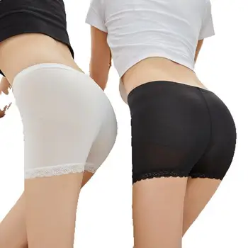 Women's safety pants large size anti-glare female summer lace underwear ice silk three points insurance shorts thin section
Women's safety pants large size anti-glare female summer lace underwear ice silk three points insurance shorts thin section