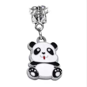 100pcs Panda Bear Animal Black White Enamel Charm pendant Bead fits European Bracelets 37 mm x 20 mm A12317 
100pcs Panda Bear Animal Black White Enamel Charm pendant Bead fits European Bracelets 37 mm x 20 mm A12317