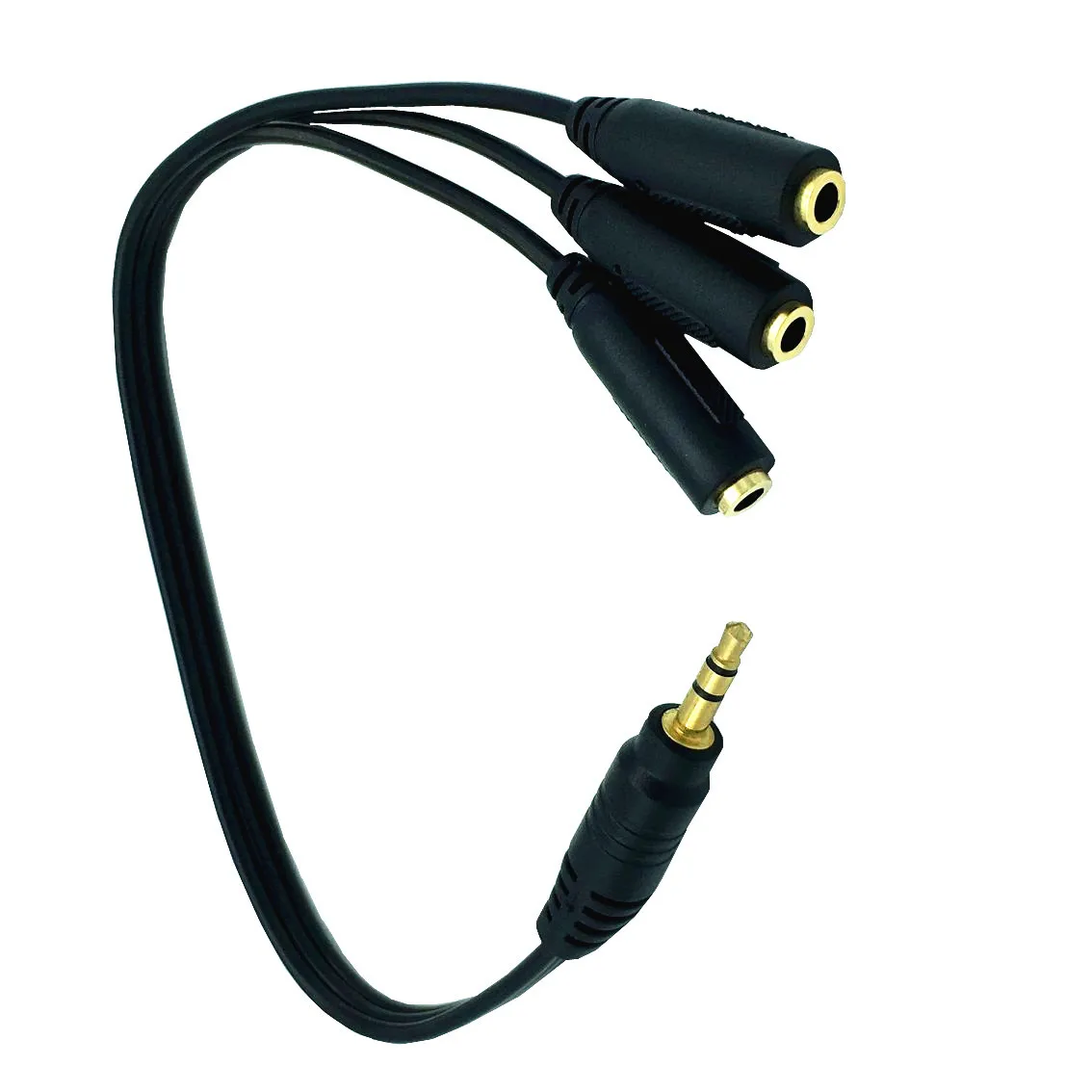 3.5mm Stereo Plug Male to 3 1/8" 3.5mm Stereo Jack Female 1 Input 3 Output Stereo Audio Splitter Cable 0.3m
3.5mm Stereo Plug Male to 3 1/8" 3.5mm Stereo Jack Female 1 Input 3 Output Stereo Audio Splitter Cable 0.3m