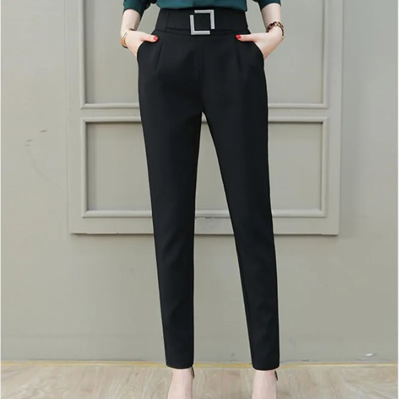 Elegant Feet Pant for Women New Arrival High Waist Slim Autumn Winter Trouser 2019 Front Pleated Loose Classic Black OL Pant XXL
Elegant Feet Pant for Women New Arrival High Waist Slim Autumn Winter Trouser 2019 Front Pleated Loose Classic Black OL Pant XXL