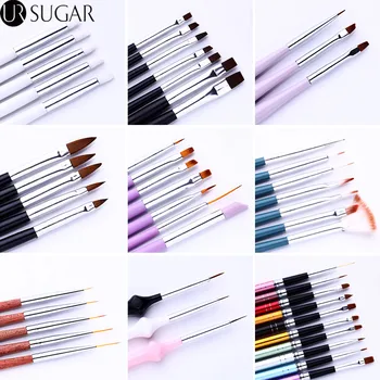 Liner Nail Brush Set Painting Drawing Carving Pen Brush for Acrylic Builder UV Gel Flat Crystal Nail Art Tool Set DIY
Liner Nail Brush Set Painting Drawing Carving Pen Brush for Acrylic Builder UV Gel Flat Crystal Nail Art Tool Set DIY