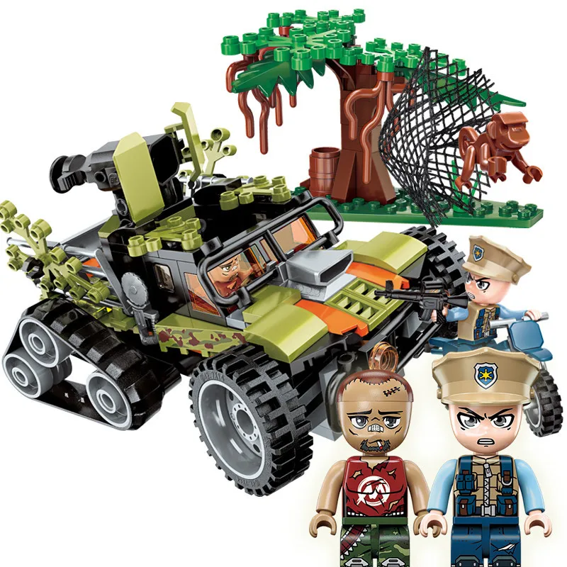ENLIGHTEN 227Pcs Cross-country Move Fortress Helicopter Car Bricks Compatible LegoINGLs Building Blocks Toys For Children
ENLIGHTEN 227Pcs Cross-country Move Fortress Helicopter Car Bricks Compatible LegoINGLs Building Blocks Toys For Children