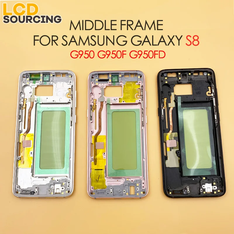 Middle Frame For Samsung Galaxy s8 G950 G950F G950FD Middle Bezel Back Frame Housing Cover For Samsung S8 Cover Replacemenrt
Middle Frame For Samsung Galaxy s8 G950 G950F G950FD Middle Bezel Back Frame Housing Cover For Samsung S8 Cover Replacemenrt