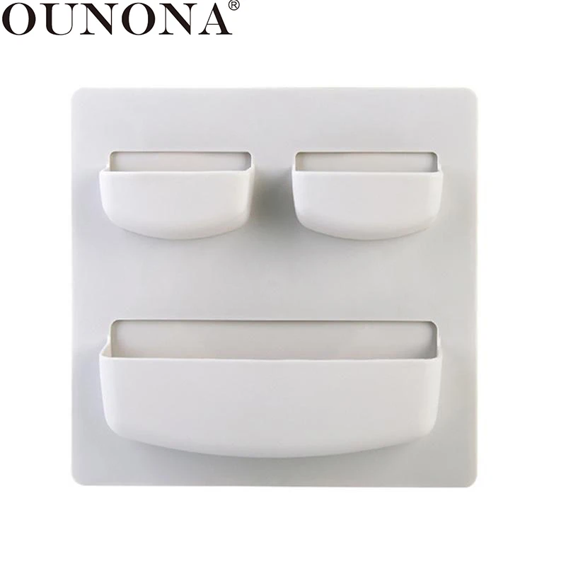 OUNONA Bathroom Toothbrush Wall Mount Holder Organizer Triple Pocket Bathroom Wall Shelves (Light White)
OUNONA Bathroom Toothbrush Wall Mount Holder Organizer Triple Pocket Bathroom Wall Shelves (Light White)