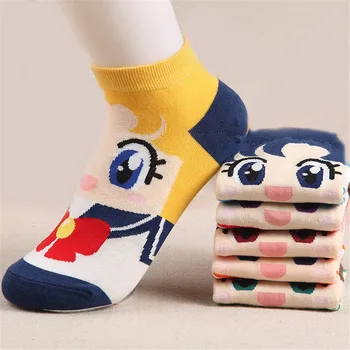 Hot 3D Animals Cute Cartoon Sock Sailor Moon Month Female Socks Harajuku Kawaii Cotton Kiss Woman Sokken Ankle Meias Sox
Hot 3D Animals Cute Cartoon Sock Sailor Moon Month Female Socks Harajuku Kawaii Cotton Kiss Woman Sokken Ankle Meias Sox