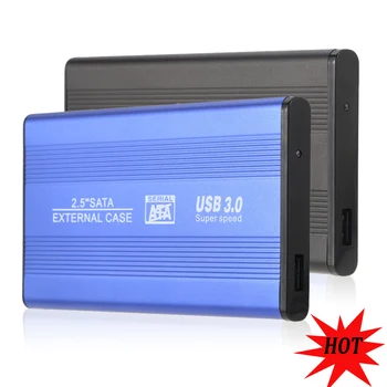 Portable Superspeed USB 3.0 HDD SSD SATA External Aluminum 2.5" Hard Drive Disk Box Enclosure Case up to 1TB
Portable Superspeed USB 3.0 HDD SSD SATA External Aluminum 2.5" Hard Drive Disk Box Enclosure Case up to 1TB