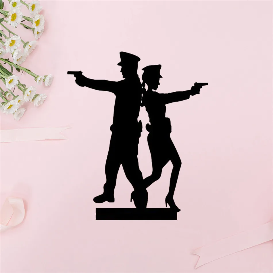 YaMinSanNiO Police Couple silhouette Cutting Dies DIY Metal Scrapbooking Craft Cutting Die Stencil Cake Decoration Dies
YaMinSanNiO Police Couple silhouette Cutting Dies DIY Metal Scrapbooking Craft Cutting Die Stencil Cake Decoration Dies
