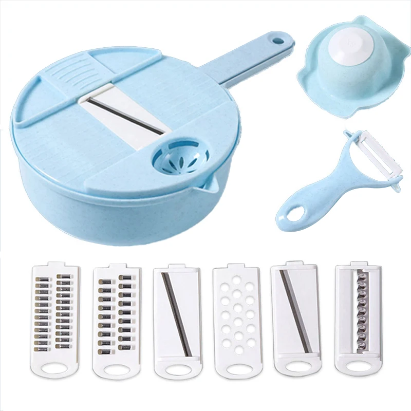 9 IN 1 Multi-function Food Chopper Carrot Potato Grater Manual Onion Cutter Easy Food Chopper Slicers Kitchen Gadget
9 IN 1 Multi-function Food Chopper Carrot Potato Grater Manual Onion Cutter Easy Food Chopper Slicers Kitchen Gadget