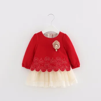 Baby Girl Dress Autumn 0-2Y Ball Gown Newborn Dress Infant Baby Birthday Dress Baby Clothes with Flower 4 Color
Baby Girl Dress Autumn 0-2Y Ball Gown Newborn Dress Infant Baby Birthday Dress Baby Clothes with Flower 4 Color