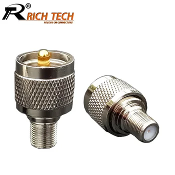 10pcs/lot UHF Male to F Female Jack Socket Coaxial Connector High Quality Brass F to UHF Adapter Wholesales
10pcs/lot UHF Male to F Female Jack Socket Coaxial Connector High Quality Brass F to UHF Adapter Wholesales