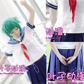 Vocaloid Hatsune Miku Cosplay Gumi Breakthrough Anime Cos Costume Lolita Sailor Uniform Shirt+Skirt+Tie
Vocaloid Hatsune Miku Cosplay Gumi Breakthrough Anime Cos Costume Lolita Sailor Uniform Shirt+Skirt+Tie