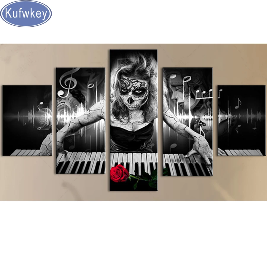 5d diy diamond painting cross stitch skull Playing piano full square drill diamond embroidery rhinestones painting Multi-picture
5d diy diamond painting cross stitch skull Playing piano full square drill diamond embroidery rhinestones painting Multi-picture