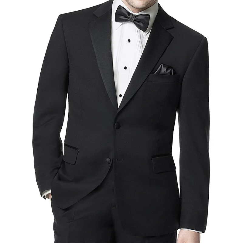 2 Piece Black Wedding Groom Tuxedos for Slim Fit Business Formal Men Suits Jacket Pants Notched Lapel Prom Man Suit
2 Piece Black Wedding Groom Tuxedos for Slim Fit Business Formal Men Suits Jacket Pants Notched Lapel Prom Man Suit