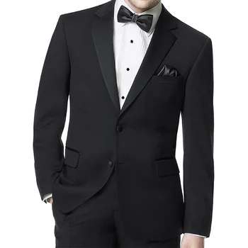 Black Wedding Groom Tuxedos for Slim Fit Business Formal Men Suits 2 Piece Male Jacket Pants Notched Lapel Prom Man Clothes New
Black Wedding Groom Tuxedos for Slim Fit Business Formal Men Suits 2 Piece Male Jacket Pants Notched Lapel Prom Man Clothes New