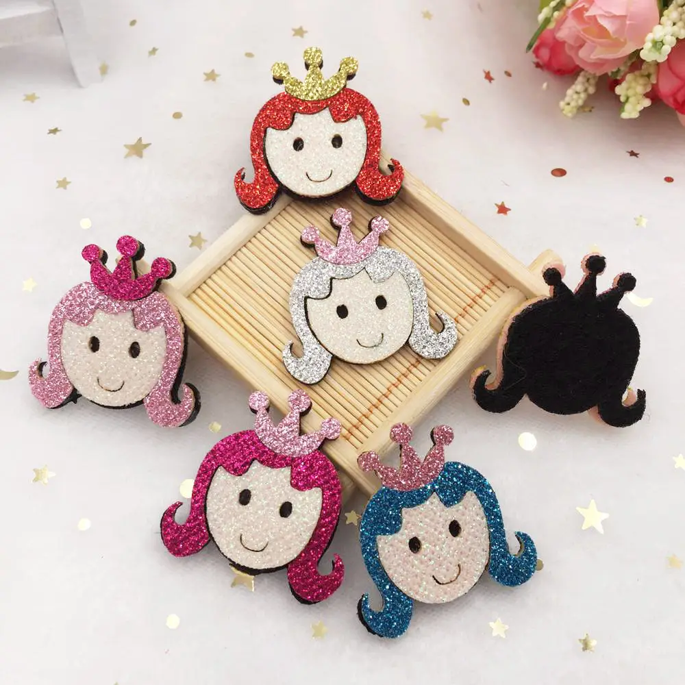 10pcs 40mm Mix Non-woven Glitter Paillette Crown Girl Applique Making Children's Hairpin Accessories DIY Craft Supplies A93A
10pcs 40mm Mix Non-woven Glitter Paillette Crown Girl Applique Making Children's Hairpin Accessories DIY Craft Supplies A93A