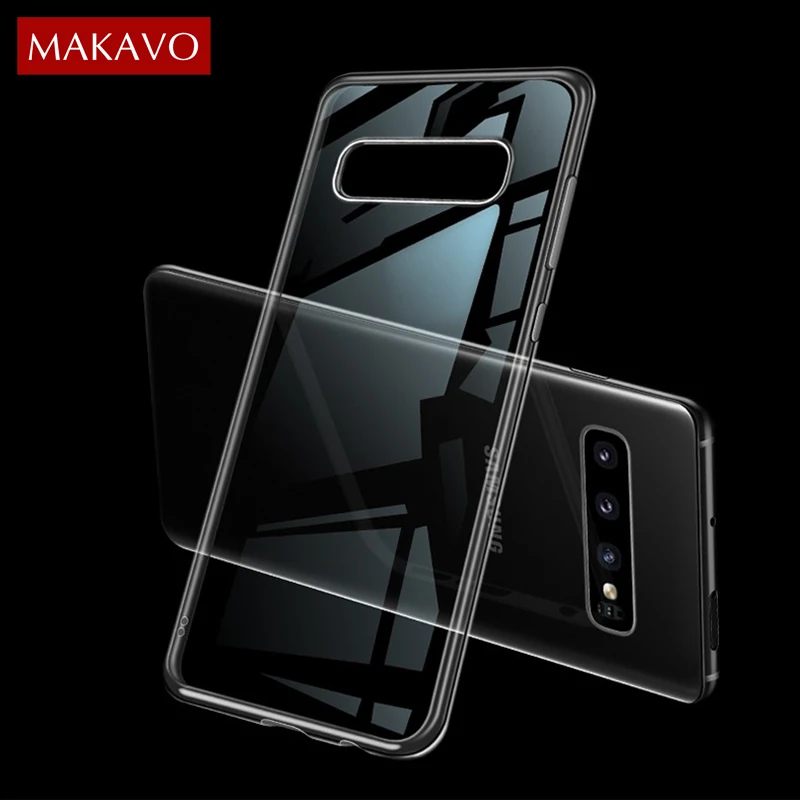 MAKAVO For Samsung Galaxy S10 Plus Case Simple Soft TPU Phone Cover Case For Samsung S10e S10 Plus
MAKAVO For Samsung Galaxy S10 Plus Case Simple Soft TPU Phone Cover Case For Samsung S10e S10 Plus
