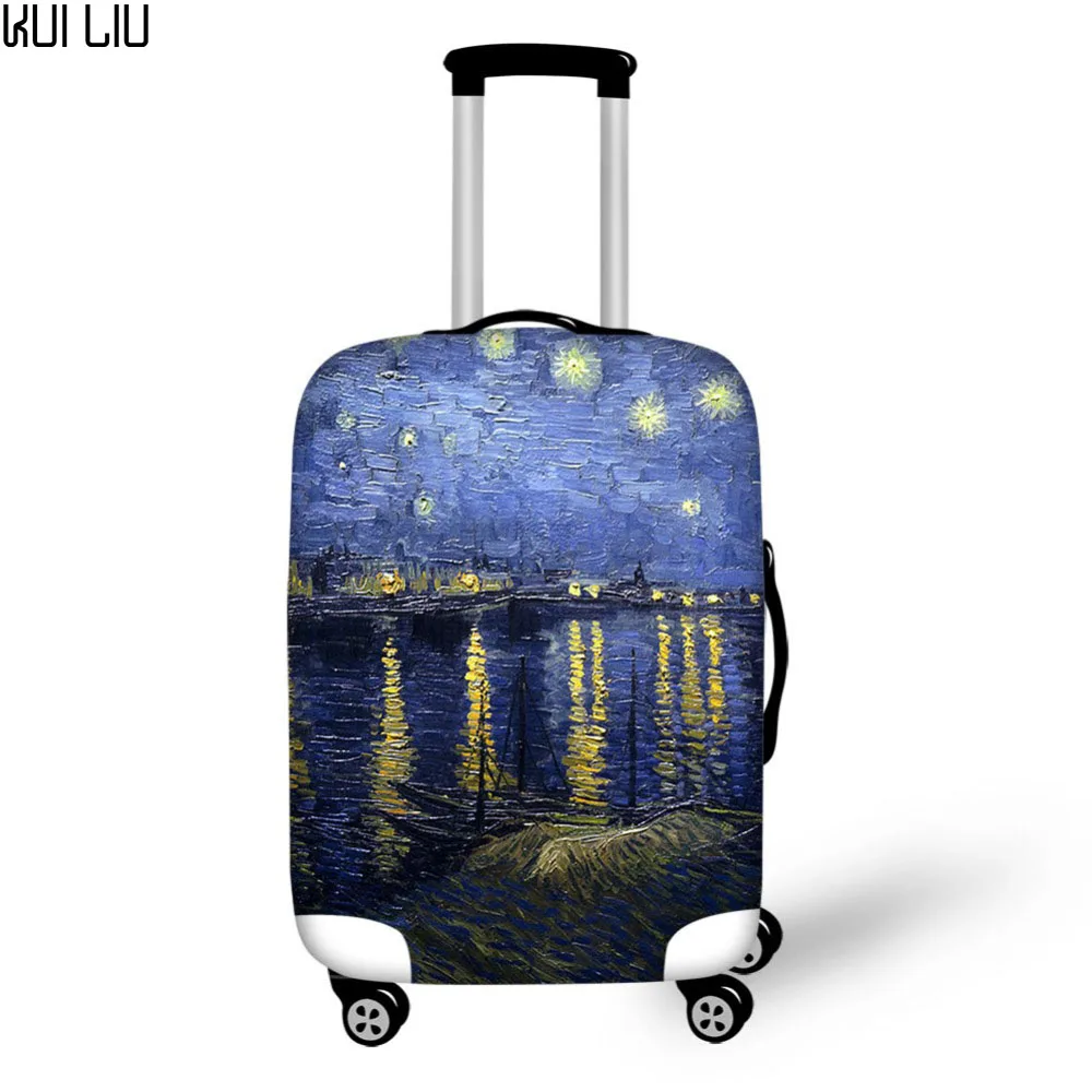 Customized Thicker Travel Luggage Suitcase Protective Cover Trunk Case Dust Cover Elastic Vincent van Gogh Starry Night Print
Customized Thicker Travel Luggage Suitcase Protective Cover Trunk Case Dust Cover Elastic Vincent van Gogh Starry Night Print