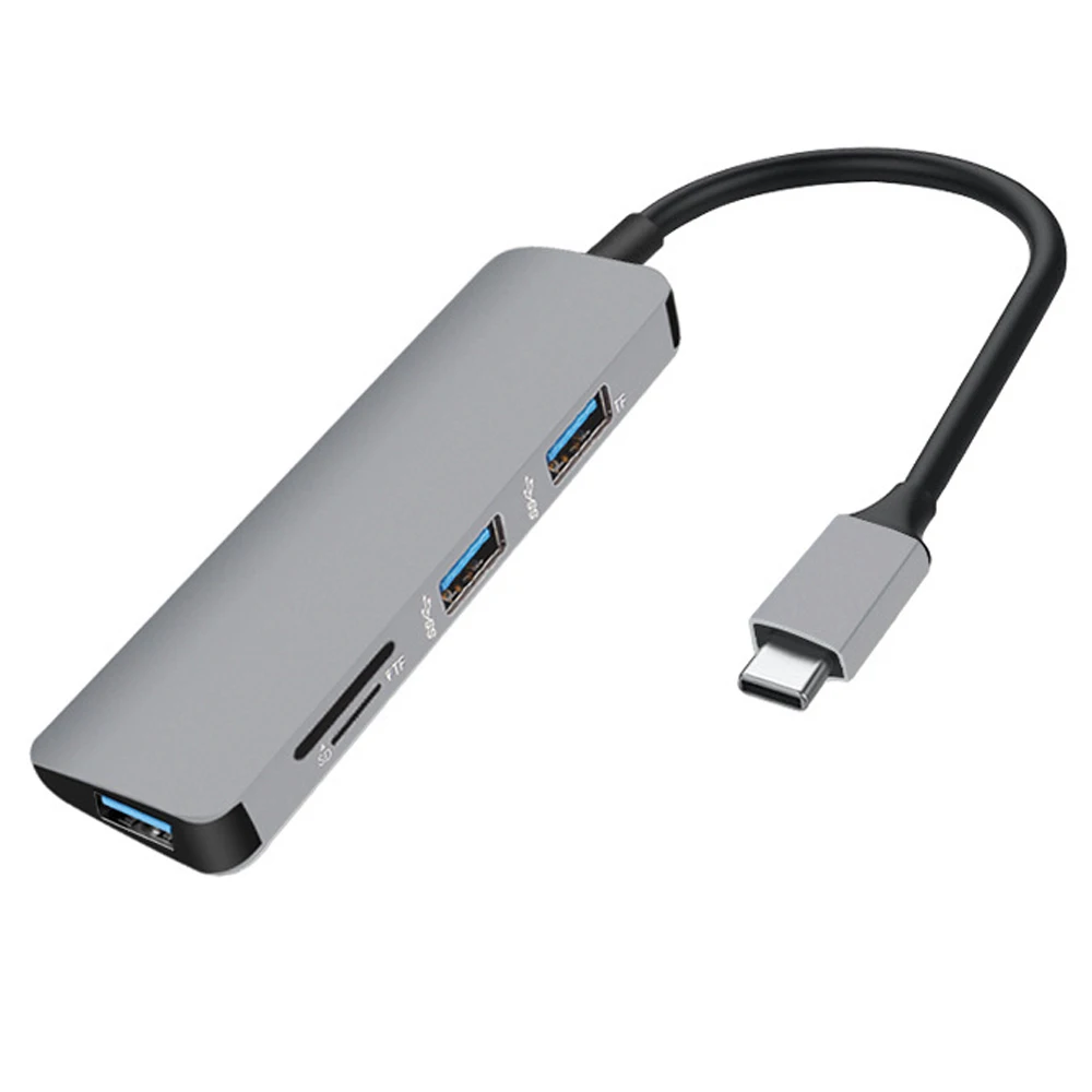 

5 in 1 USB C HUB USB-C to 3.0 HUB HDMI PD Thunderbolt 3 Adapter for MacBook Samsung Galaxy S9/S8 Huawei P20 Pro Type C USB HUB