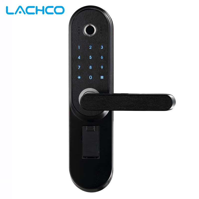 Electronic Smart Door Lock Fingerprint+Card+Mechanical Key Free Style Handle Stainless Steel Silver L&S SL16-088SS-1
Electronic Smart Door Lock Fingerprint+Card+Mechanical Key Free Style Handle Stainless Steel Silver L&S SL16-088SS-1