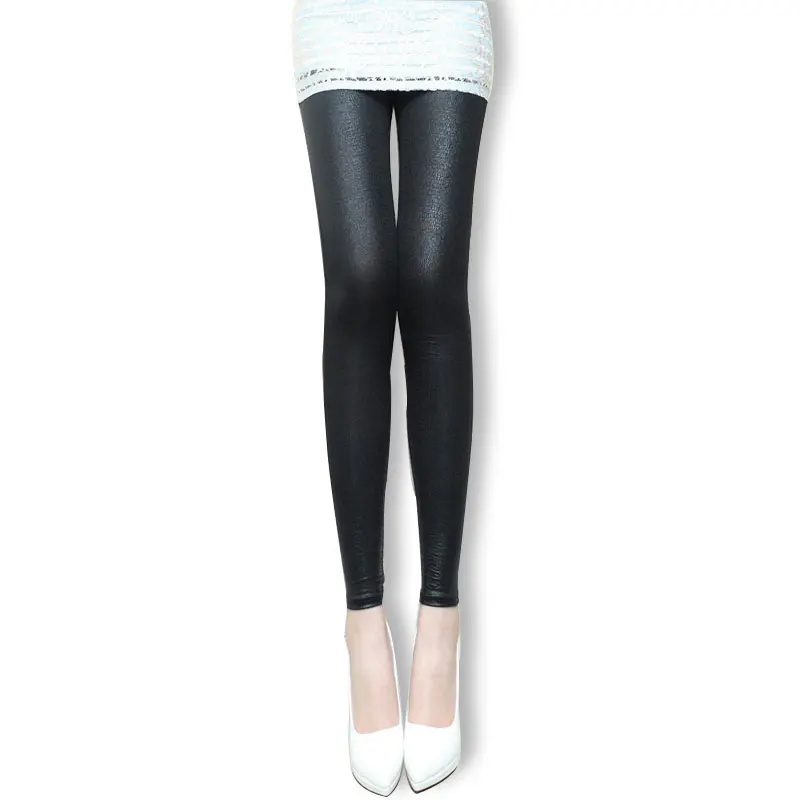 Snakeskin Pattern Pu Leather Slim Leggings Girl Clothing Gimnasio Women High Elasticity Stretch Quality Matte Black colors Pants
Snakeskin Pattern Pu Leather Slim Leggings Girl Clothing Gimnasio Women High Elasticity Stretch Quality Matte Black colors Pants