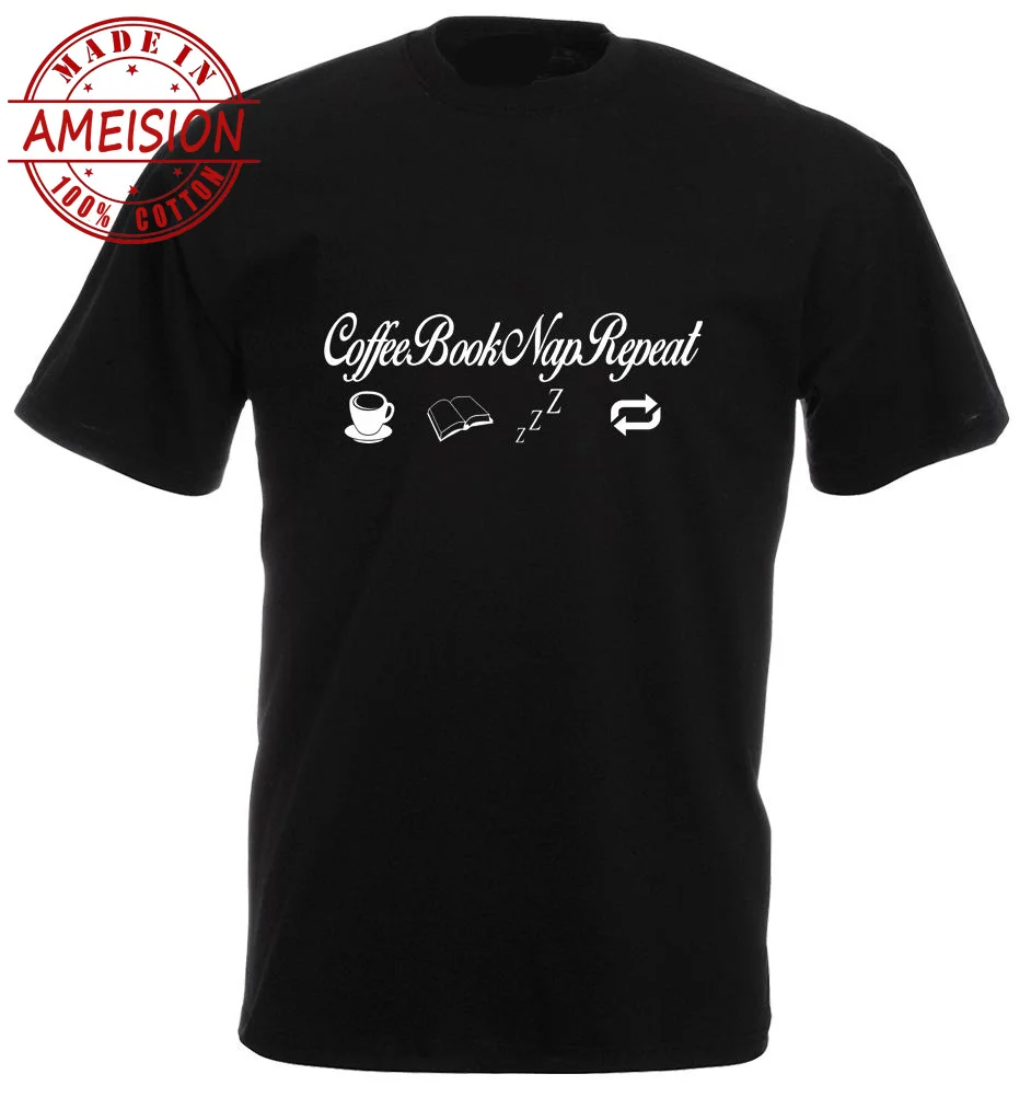 T Shirt Design Men'S Coffee Book Nap Repea Adults Gift O-Neck Short-Sleeve ShirtsBrand customization mens clothing
T Shirt Design Men'S Coffee Book Nap Repea Adults Gift O-Neck Short-Sleeve ShirtsBrand customization mens clothing