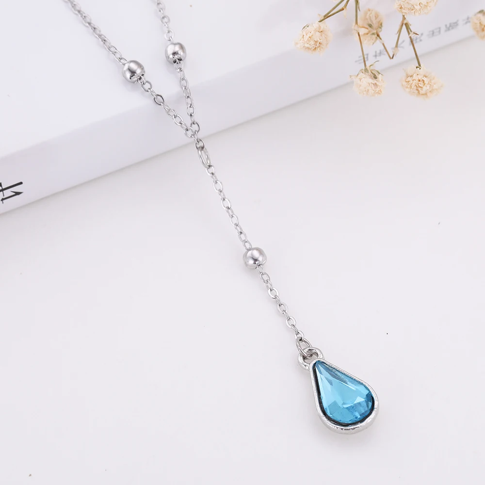 My Shape Crystal Tear Drop Choker Chain Necklace Colorful Rhinestone Charms Irish knot for Girl Gift Minimalism Jewelry
My Shape Crystal Tear Drop Choker Chain Necklace Colorful Rhinestone Charms Irish knot for Girl Gift Minimalism Jewelry