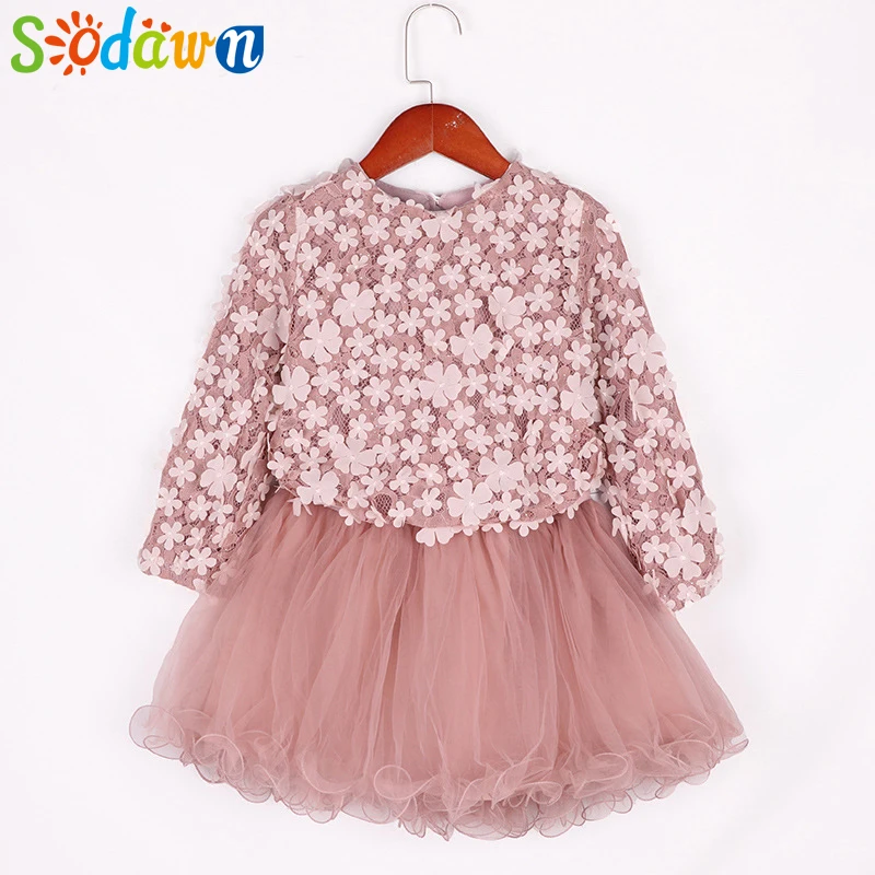 Sodawn New Lace Flower Princess Dress Spring Girl Dress Winter Long Sleeve Three-dimensional Petals Pompon Net Yarn Girl Clothes
Sodawn New Lace Flower Princess Dress Spring Girl Dress Winter Long Sleeve Three-dimensional Petals Pompon Net Yarn Girl Clothes