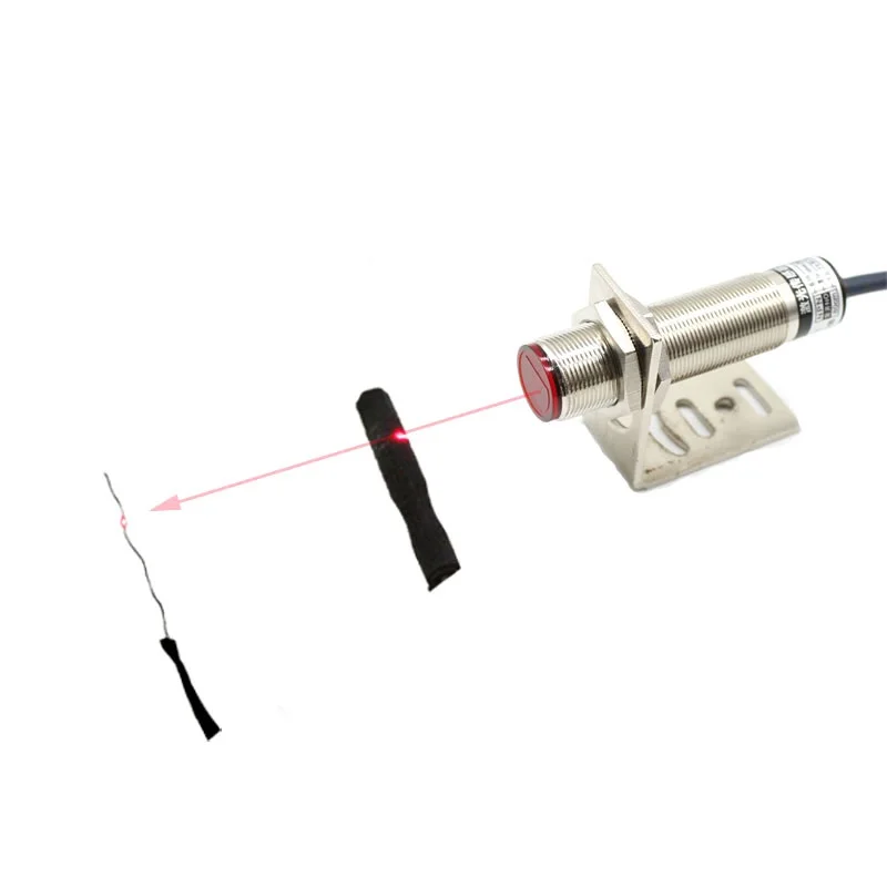 M18 Laser Diffuse Photoelectric Switch Infrared Visible Light Sensor Third Line NPN PnP Often Open
M18 Laser Diffuse Photoelectric Switch Infrared Visible Light Sensor Third Line NPN PnP Often Open