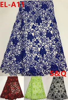 african cord lace fabric with stone 5yards latest african laces guipure lace fabric nigerian lace fabrics for party dress EL-A11
african cord lace fabric with stone 5yards latest african laces guipure lace fabric nigerian lace fabrics for party dress EL-A11