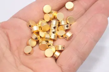 20 Pcs Gold Plated Spacer Beads, Findings (7x3,7mm) Spacer Beads - Connector - Brass Gold Plated Spacer Beads , BRT67 *
20 Pcs Gold Plated Spacer Beads, Findings (7x3,7mm) Spacer Beads - Connector - Brass Gold Plated Spacer Beads , BRT67 *
