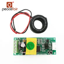 PEACEFAIR PZEM-004T TTL Power Energy Watt Mètre AC 220 v 100A D'électricité Volt Ampère Watts Kwh Voltmètre Pour Arduino avec bobine CT(China)