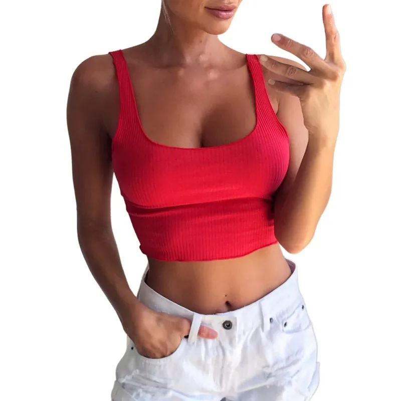 2018 Summer Sexy Tank Tops Bustier Vest Crop Top for Women Low Chest U-Neck With Sleeveless Sling Navel for Fitness Female
2018 Summer Sexy Tank Tops Bustier Vest Crop Top for Women Low Chest U-Neck With Sleeveless Sling Navel for Fitness Female