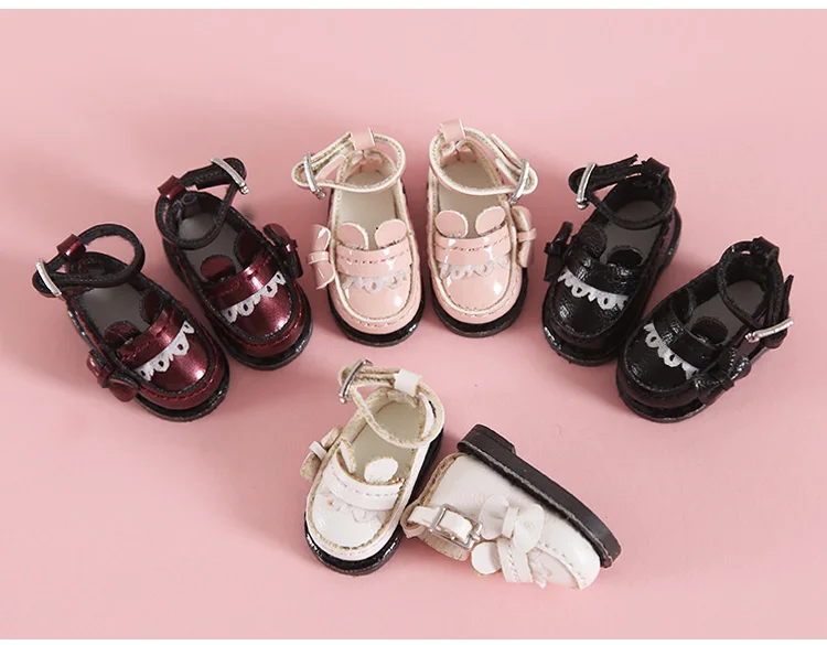 New OB11 Leather shoes with bear ear Doll Leather shoes OB11 bear ear Shoes (suitable for Ob11,obitsu11,Middle Blyth,cu-poche) New OB11 Leather shoes with bear ear Doll Leather shoes OB11 bear ear Shoes (suitable for Ob11,obitsu11,Middle Blyth,cu-poche)