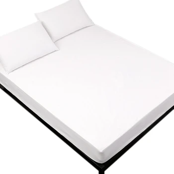 Solid Color Bed Mattress Cover Waterproof Mattress Protector Pad Fitted Sheet Separated Water Bed Linens With Elastic White
Solid Color Bed Mattress Cover Waterproof Mattress Protector Pad Fitted Sheet Separated Water Bed Linens With Elastic White