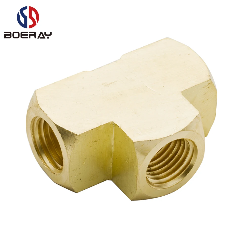 2pcs 1/8" 1/4" 3/8" 1/2" 3 Way Brass Hose Tube Fitting Tee Joint with NPT Female Thread (Model 3700)
2pcs 1/8" 1/4" 3/8" 1/2" 3 Way Brass Hose Tube Fitting Tee Joint with NPT Female Thread (Model 3700)