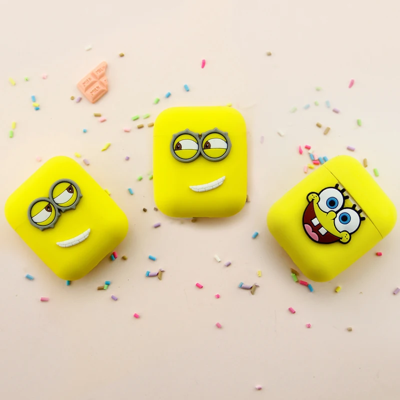 Cartoon Yellow Color Silicone Case For Apple Airpod Protective Cover Unique Cute Headphone Bag DIY Case Free Shipping
Cartoon Yellow Color Silicone Case For Apple Airpod Protective Cover Unique Cute Headphone Bag DIY Case Free Shipping