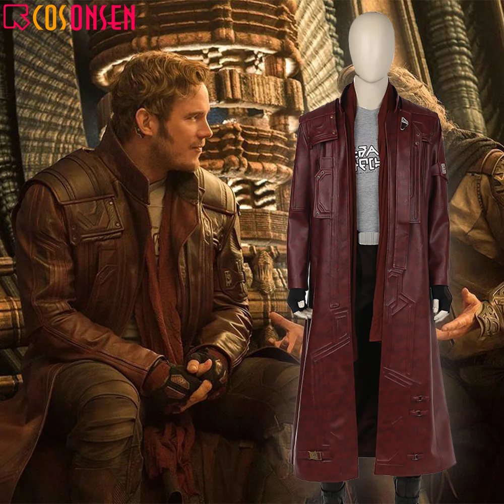 Guardians of the Galaxy Vol. 2 Star-Lord Peter Quill Deluxe Outfit Cosplay Costume Long Leather Coat COSPLAYONSEN
Guardians of the Galaxy Vol. 2 Star-Lord Peter Quill Deluxe Outfit Cosplay Costume Long Leather Coat COSPLAYONSEN