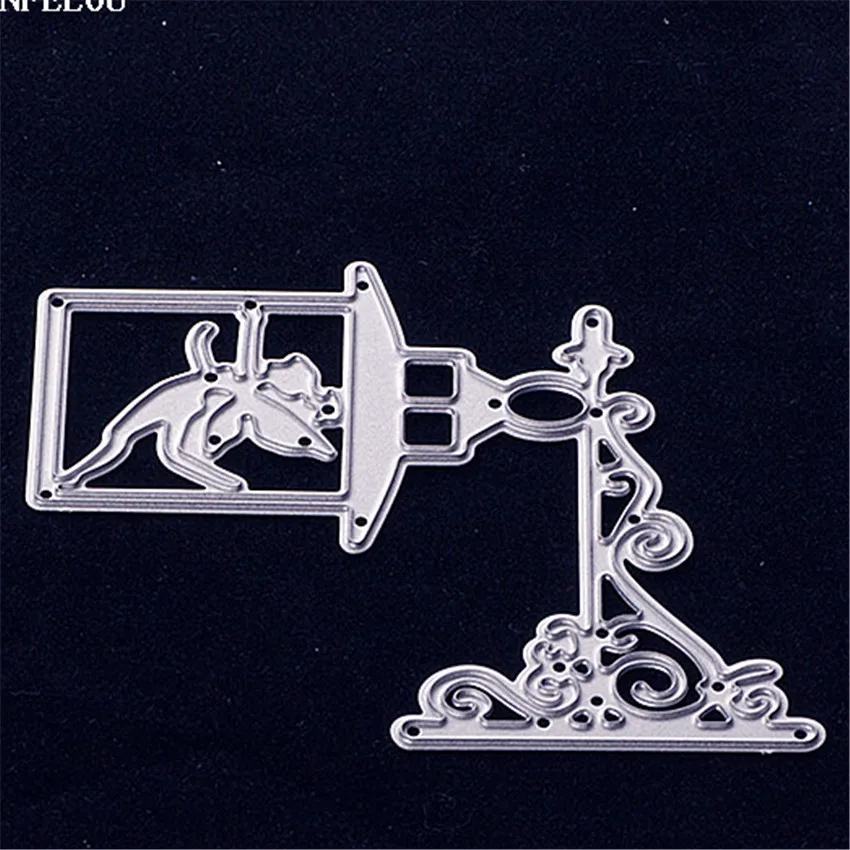PANFELOU Christmas A small desk lamp Scrapbooking card album paper die metal craft stencils punch cuts dies cutting
PANFELOU Christmas A small desk lamp Scrapbooking card album paper die metal craft stencils punch cuts dies cutting